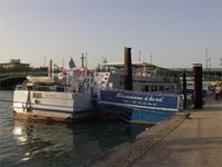 Unser Schiff auf der Rhone