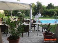 Der Pool im Hotel in Valence sorgte für Erfrischung