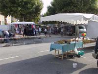 In Hauterives war Markttag