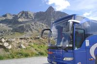 unser Bus auf dem Julierpass