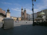 Krakow,Stary Rynek, Blick zur Marienkirche