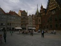 Szene vom Breslauer Marktplatz