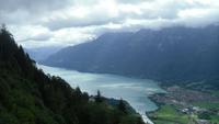 Blick auf Brienzer See von Harder Kulm aus 