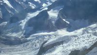 Gletscher vom Galerifenster aus 