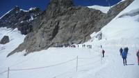 oben auf dem Jungfraujoch_Weg zur Mönchshütte 
