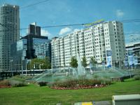 Während der Stadtrundfahrt in Rotterdam