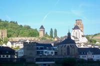 Stadtmauer mit Wehrtürmen und Martinskirche, Oberwesel