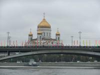Blick vom Schiff zur Erlöserkathedrale