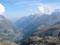 Zermatt - Ausflug zum Kleinen Matterhorn - Blick nach Zermatt