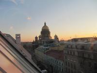 Abendlicher Blick zur Isaakskathedrale