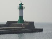 Leuchtturm an der Mole Sassnitz