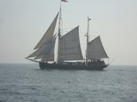 Ein Zweimaster auf  der Ostsee