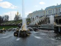 In Peterhof - große Kaskade