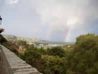Regenbögen über der Bucht von Porte Vecchio