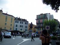 Place Paoli mit der Broncestatue des Babbu di a  patria