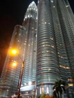 Nachts an den Zwillingstürmen