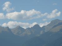 Blick auf auf die Karnischen Alpen