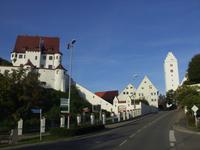 Schloß und Stadt Leipheim von Westen