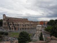 Blick vom Palatinhügel auf das Kollosseum