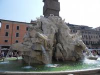 der Vier-Ströme-Brunnen an der Piazza Navona