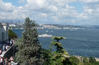 Blick vom Topkapi-Palast auf den Bosporus