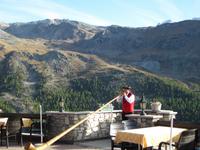 Käseraclette auf der Sunnegga