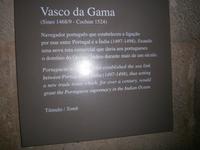 Grabplatte von Vasco da Gama