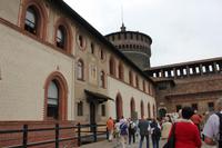 am Castello Sforzesco (Mailand)