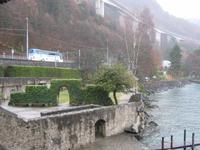 Blick zum Schlossgarten Chillon