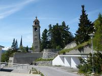 L- St.Moritz-Schiefe Turm der Mauritiuskirche