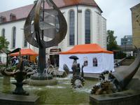 der Zeppelinbrunnen in Friedrichshafen