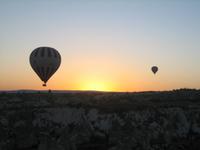 Sonnenaufgang vom Ballon aus
