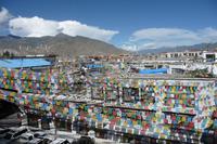 Gebetsfahnen in Lhasa