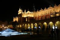 Krakau bei Nacht - Tuchhallen