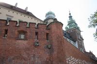 Wawelburg - Befestigungsmauern