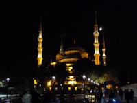 Stopp während der Lichterfahrt - Blaue Moschee in Istanbul