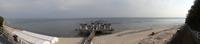 Panorama des Selliner Strands mit der Seebrücke