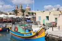 Luzzu-Boot in Marsaxlokk