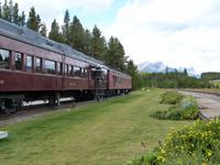 P1020338-Mittagessen in der Lake Louise Bahnstation