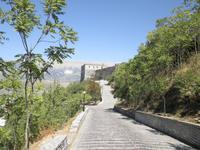 Auf dem Weg zur Festung in Gjirokaster