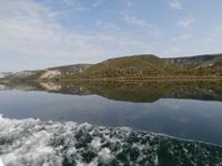 Bootsfahrt  im NP Krka