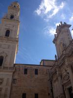 während der Stadtbesichtigung von Lecce