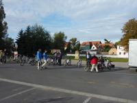 Treff in Moritzburg zum Start der E-Bike Tour