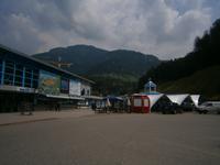Talstation der Kabinenseilbahn zur Seiser Alm