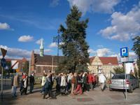 Eberhardt Reisegruppe beim Stadtrundgang in Stettin