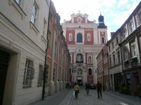Blick auf die Pfarrkirche St.Stanislaus in Poznan