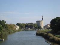 Aigues Mortes Rhone Sete Kanal mtit Tour Constanze