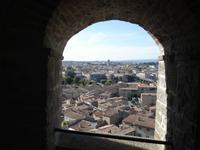 Carcassonne - Blick auf untere Stadt