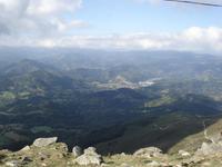 La Rhune Blick auf die Pyrenaeen