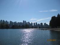 Der Blick auf die Skyline von Vancouver